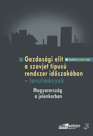 Gazdasgi Elit A Szovjet Tpus Rendszer Idszakban  Tanulmnyok