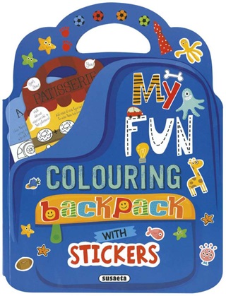 My Fun Colouring Backpack - Boys (Angol)