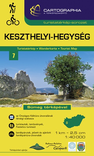 Keszthelyi-Hegysg Turistatrkp - Smeg Trkpvel